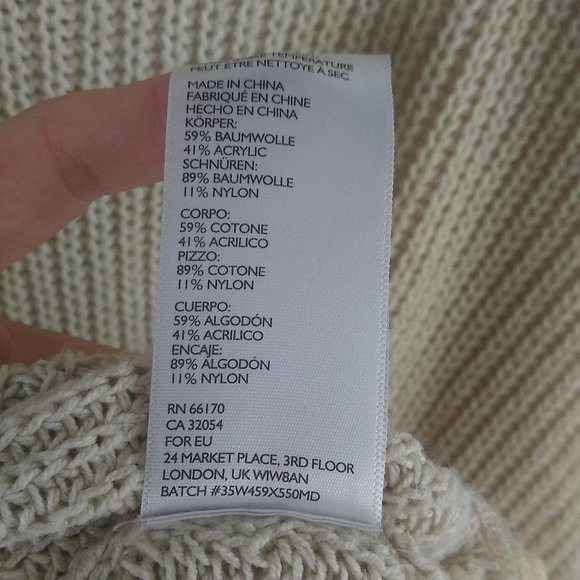 Urban Outfitters Pins and Needles Slouchy Knit Tunic Sweater sz S - Picture 6 of 6